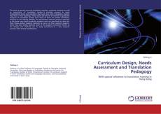Capa do livro de Curriculum Design, Needs Assessment and Translation Pedagogy 