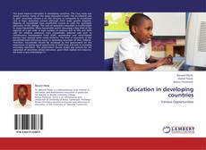Buchcover von Education in developing countries