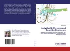 Individual Differences and Cognitive Dissonance kitap kapağı