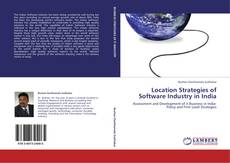 Portada del libro de Location Strategies of Software Industry in India