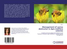 Portada del libro de Management of varroa destructor in Apis mellifera colonies