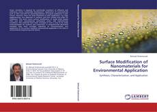 Surface Modification of Nanomaterials for  Environmental Application kitap kapağı