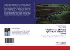Buchcover von Effectiveness of Public Agricultural Extension Service