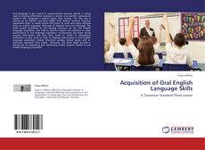 Buchcover von Acquisition of Oral English Language Skills