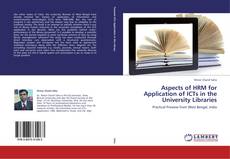 Capa do livro de Aspects of HRM  for Application of ICTs  in the University Libraries 