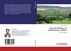 Time of feeding an evolutionary science kitap kapağı