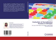Capa do livro de Evaluation of Accreditation Practice in Ethiopia: 