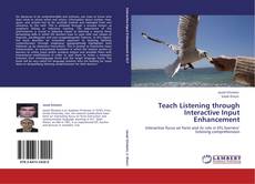 Teach Listening through Interactive Input Enhancement kitap kapağı