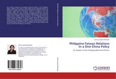 Buchcover von Philippine-Taiwan Relations in a One China Policy