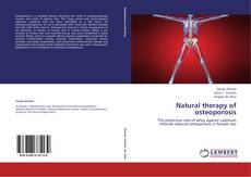 Bookcover of Natural therapy of osteoporosis