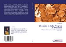 Buchcover von E-banking in India-Progress & Prospects