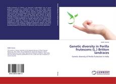 Bookcover of Genetic diversity in Perilla frutescens (L.) Britton landraces