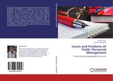 Buchcover von Issues and Problems of Public Personnel Management