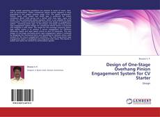 Обложка Design of One-Stage Overhang Pinion Engagement System for CV Starter
