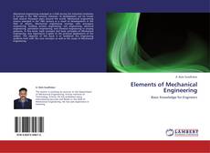 Buchcover von Elements of Mechanical Engineering