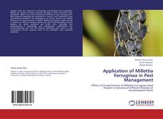 Copertina di Application of Millettia Ferruginea in Pest Management