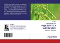 Isolation and Characterization of Maintainers and  Restorers of Rice kitap kapağı