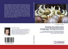 Capa do livro de Testing Scandinavian Language Comprehension 
