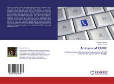 Capa do livro de Analysis of CUBIC 