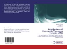 Capa do livro de Contributions of Community Volunteers Towards MDGs 