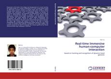 Buchcover von Real-time Immersive human-computer interaction