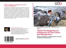 Capa do livro de “Daño Teratogénico en Embriones de Pez Cebra por Manganeso” 