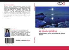 Lo irónico-sublime kitap kapağı