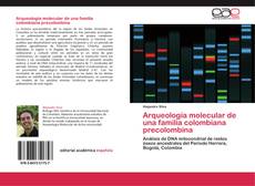 Portada del libro de Arqueología molecular de una familia colombiana precolombina