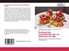 Bookcover of Evaluación nutrimental de un Aderezo de Ajo