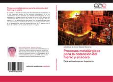Copertina di Procesos metalúrgicos para la obtención del hierro y el acero