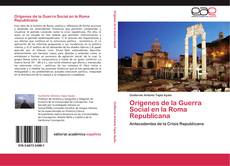 Buchcover von Orígenes de la Guerra Social en la Roma Republicana