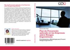 Bookcover of Plan de Prevención aplicado en las Empresas sobre Riesgos Ergonómicos