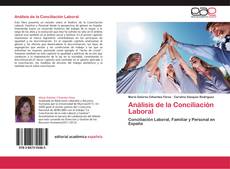 Portada del libro de Análisis de la Conciliación Laboral