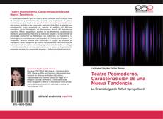 Bookcover of Teatro Posmoderno. Caracterización de una Nueva Tendencia