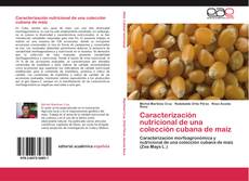 Capa do livro de Caracterización nutricional de una colección cubana de maíz 