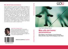 Buchcover von Más allá del homo œconomicus