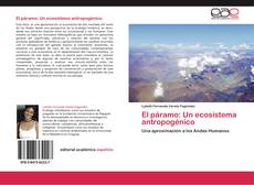 Bookcover of El páramo: Un ecosistema antropogénico