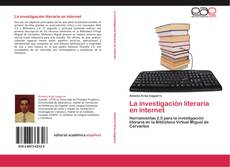 Capa do livro de La investigación literaria en internet 