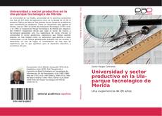 Capa do livro de Universidad y sector productivo en la Ula-parque tecnologico de Merida 