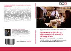 Implementación de un sistema de información bibliográfico kitap kapağı