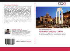 Capa do livro de Glosario Jurídico Latino 