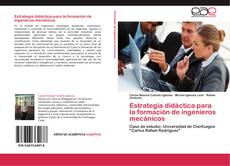 Portada del libro de Estrategia didáctica para la formación de ingenieros mecánicos