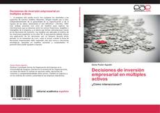 Buchcover von Decisiones de inversión empresarial en múltiples activos
