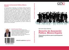 Capa do livro de Derecho de Asociación Política. México-España 