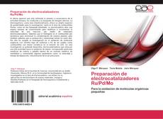 Capa do livro de Preparación de electrocatalizadores Ru/Pd/Mo 