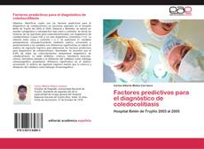 Buchcover von Factores predictivos para el diagnóstico de coledocolitiasis