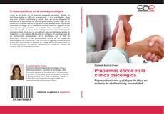 Capa do livro de Problemas éticos en la clínica psicológica 