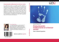 Buchcover von Comunicación institucional en el tercer sector