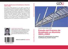 Portada del libro de Estudio del Proceso de Anodizado en Aluminio 3003 y 6063