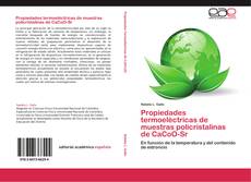 Capa do livro de Propiedades termoeléctricas de muestras policristalinas de CaCoO-Sr 